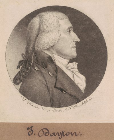 Jonathan Dayton da Charles B. J. Févret de Saint Mémin