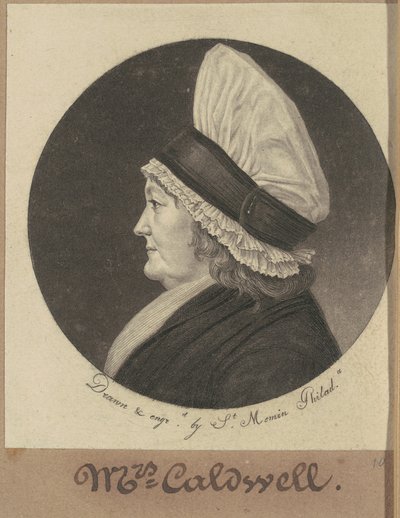 Martha Round Caldwell da Charles B. J. Févret de Saint Mémin