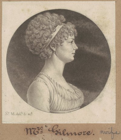 Mary Ann Smith Gilmor da Charles B. J. Févret de Saint Mémin