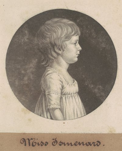 Miss Ismenard da Charles B. J. Févret de Saint Mémin