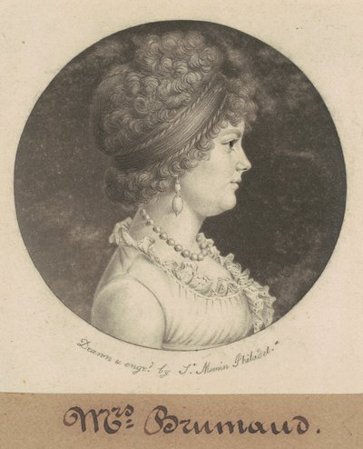 Signora Brumaud da Charles B. J. Févret de Saint Mémin
