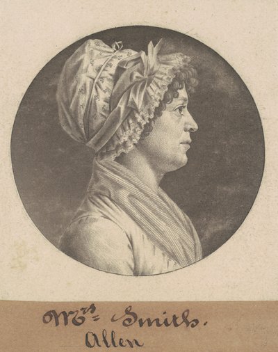 Signora Smith da Charles B. J. Févret de Saint Mémin