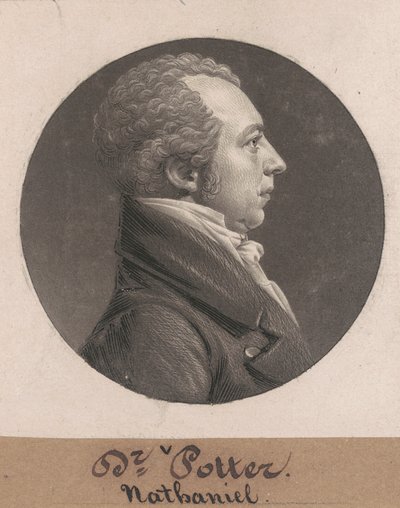 Nathaniel Potter da Charles B. J. Févret de Saint Mémin