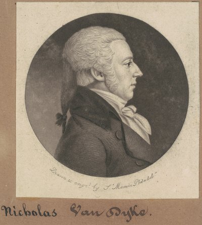 Nicholas Van Dyke da Charles B. J. Févret de Saint Mémin