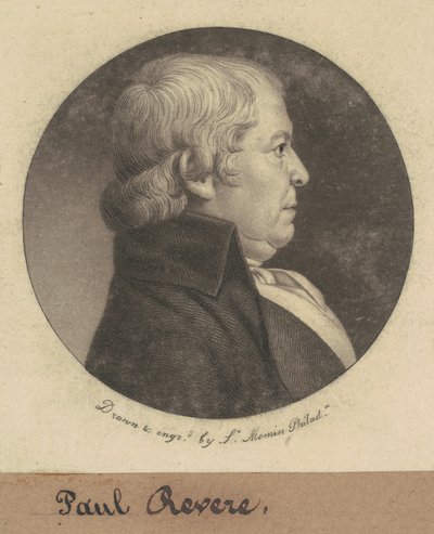 Paul Revere da Charles B. J. Févret de Saint Mémin