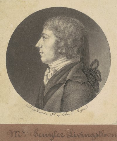 Peter Schuyler Livingston da Charles B. J. Févret de Saint Mémin