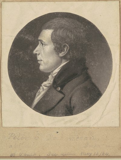 Peter Stephen DuPonceau da Charles B. J. Févret de Saint Mémin