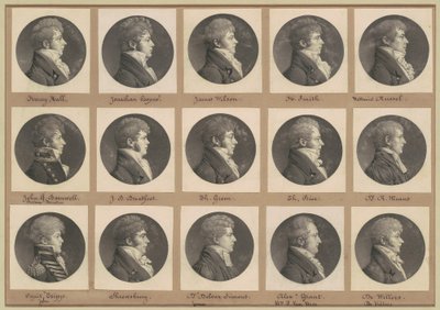 Collezione di ritratti di Saint-Mémin, Gruppo 46 da Charles B. J. Févret de Saint Mémin