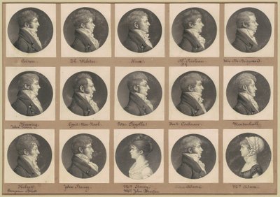 Collezione di ritratti di Saint-Mémin, Gruppo 47 da Charles B. J. Févret de Saint Mémin