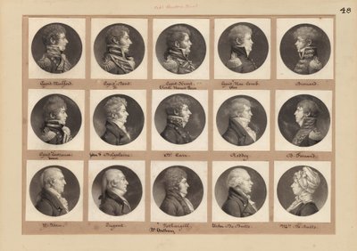 Collezione di ritratti di Saint-Mémin, Gruppo 48 da Charles B. J. Févret de Saint Mémin