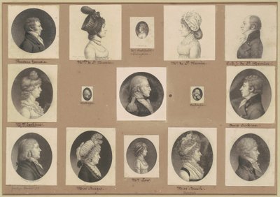 Collezione di ritratti di Saint-Mémin, Gruppo 50 da Charles B. J. Févret de Saint Mémin