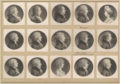 Collezione di ritratti Saint-Mémin, gruppo 53 da Charles B. J. Févret de Saint Mémin
