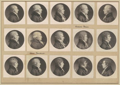 Collezione di ritratti di Saint-Mémin, Gruppo 54 da Charles B. J. Févret de Saint Mémin