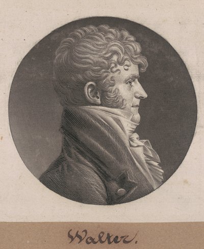 Samuel Purviance Walker da Charles B. J. Févret de Saint Mémin