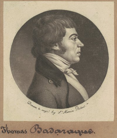 Thomas Badaraque da Charles B. J. Févret de Saint Mémin