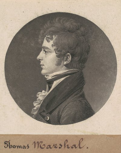 Thomas Marshall da Charles B. J. Févret de Saint Mémin