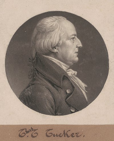 Thomas Tudor Tucker da Charles B. J. Févret de Saint Mémin