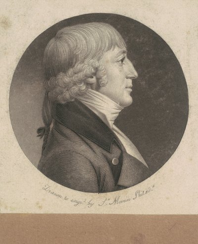 Uomo non identificato da Charles B. J. Févret de Saint Mémin