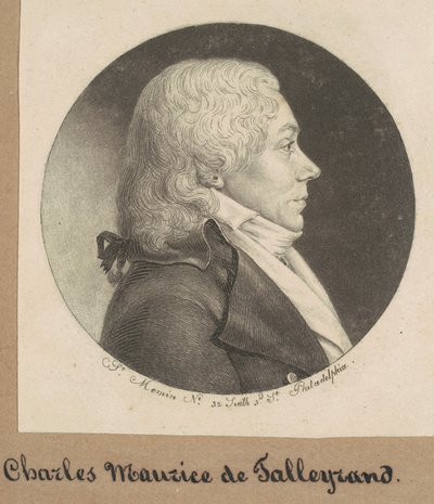 Uomo non identificato da Charles B. J. Févret de Saint Mémin