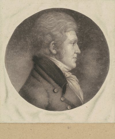 Uomo non identificato da Charles B. J. Févret de Saint Mémin