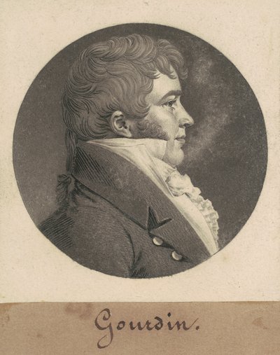 Uomo non identificato da Charles B. J. Févret de Saint Mémin