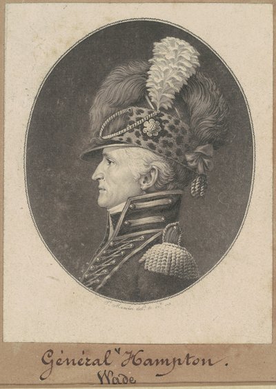 Wade Hampton da Charles B. J. Févret de Saint Mémin