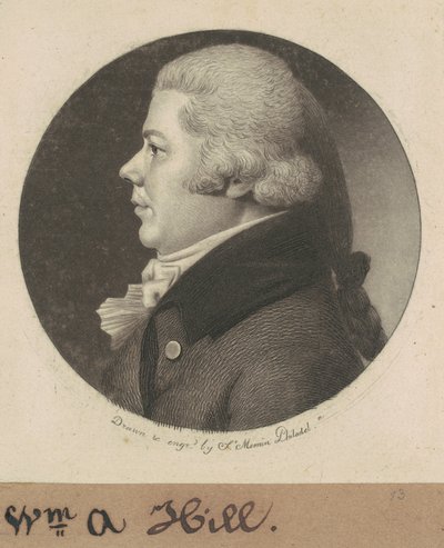 William Henry Hill da Charles B. J. Févret de Saint Mémin