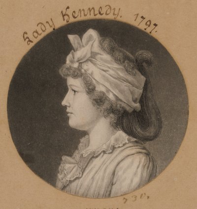 Jane Macomb Kennedy da Charles Balthazar Julien Févret de Saint-Mémin