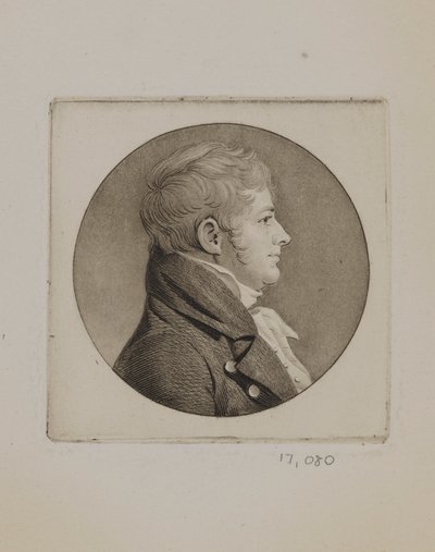 Il giudice Joseph Hopper Nicholson da Charles Balthazar Julien Févret de Saint-Mémin