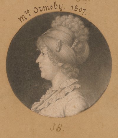 Sarah Mahon Ormsby da Charles Balthazar Julien Févret de Saint-Mémin