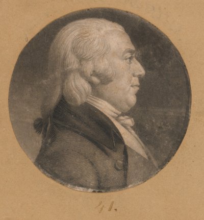 Unbekannter Mann da Charles Balthazar Julien Févret de Saint-Mémin