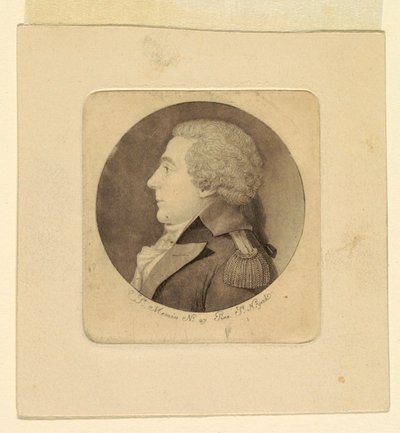 Ritratto di un giovane uomo da Charles Balthazar Julien Févret de Saint Mémin