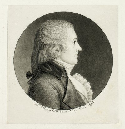 Ritratto di profilo, Blake da Charles Balthazar Julien Févret de Saint Mémin