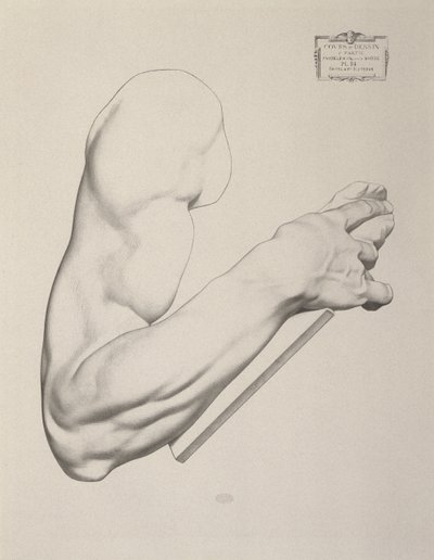 Impressione su carta grigia, 1868 da Charles Bargue