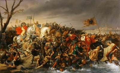 Lotario di Francia sconfigge l