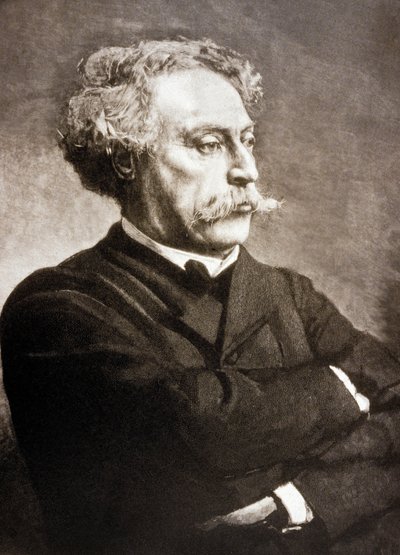 Alexandre Dumas Fils (1824-1895) scrittore francese, dopo Leon Bonnat da Charles Baude