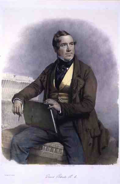 Ritratto di David Roberts R.A da Charles Baugniet