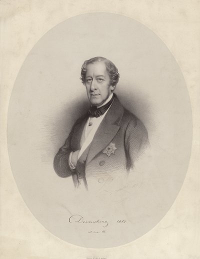 William George Spencer Cavendish, 6° Duca di Devonshire da Charles Baugniet