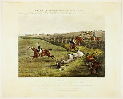 Una scena ricca, dal Grand Leicestershire Steeplechase da Charles Bentley