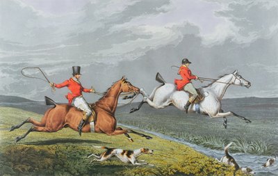 Caccia alla volpe: Full Cry, 1828 da Charles Bentley