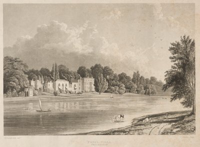 Villa del Papa, Twickenham, 1828 da Charles Bentley