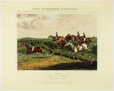 Sintomi di disagio, da Il grande Steeplechase sul Leicestershire da Charles Bentley