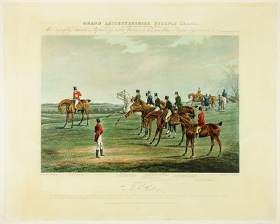 La partenza, dal Grand Steeplechase nel Leicestershire da Charles Bentley