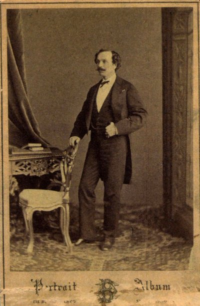 Marius Petipa, ballerino e coreografo russo, c1855 da Charles Bergamasco