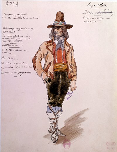 Costume del cocchiere per l