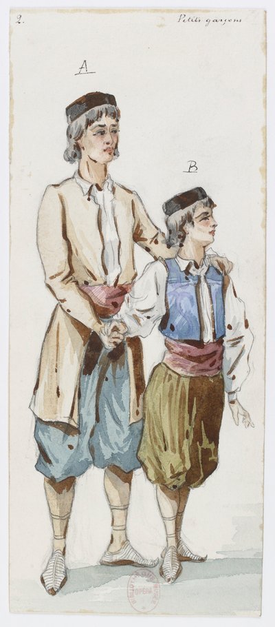 Holmès - La montagna nera - costumi di Charles Bianchini - 02. Piccoli ragazzi da Charles Bianchini
