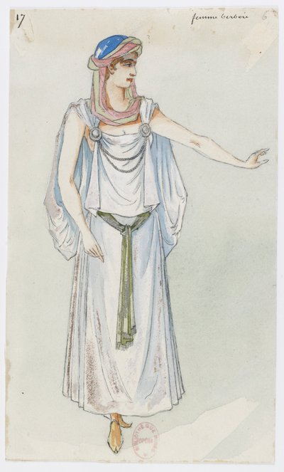 Holmès - La Montagna Nera - costumi di Charles Bianchini - 17. Donna berbera da Charles Bianchini