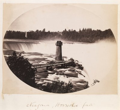 Niagara, Cascate a ferro di cavallo e Terrapin Tower da Charles Bierstadt