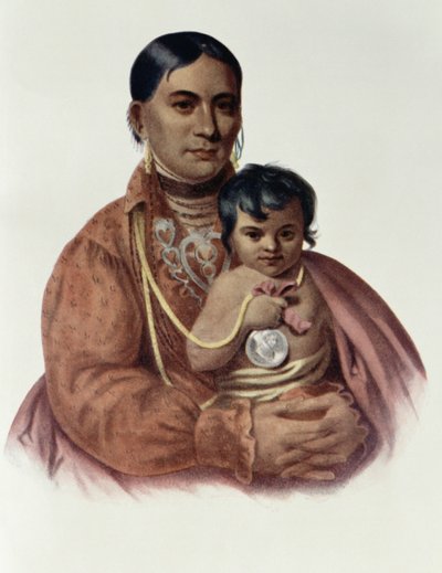 Do-Hon-Go, una donna Osage, illustrazione da 