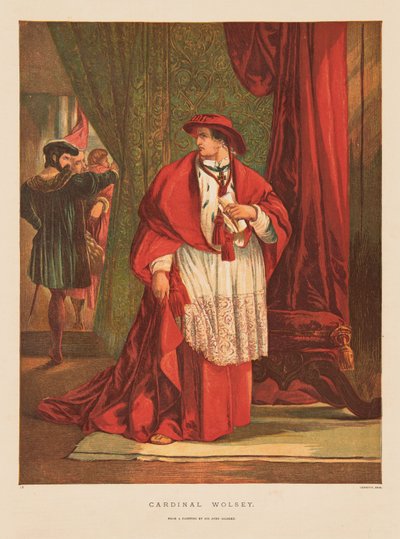 Cardinale Thomas Wolsey da Charles Blair & Leighton George Cargill (1826 95) (Leighton Bros) Leighton